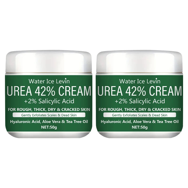 Novo creme de ureia 42% + 2% ácido salicílico hidratante para pés e mãos, hidratante profundo e hidratante nutritivo