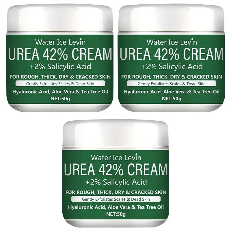 Novo creme de ureia 42% + 2% ácido salicílico hidratante para pés e mãos, hidratante profundo e hidratante nutritivo