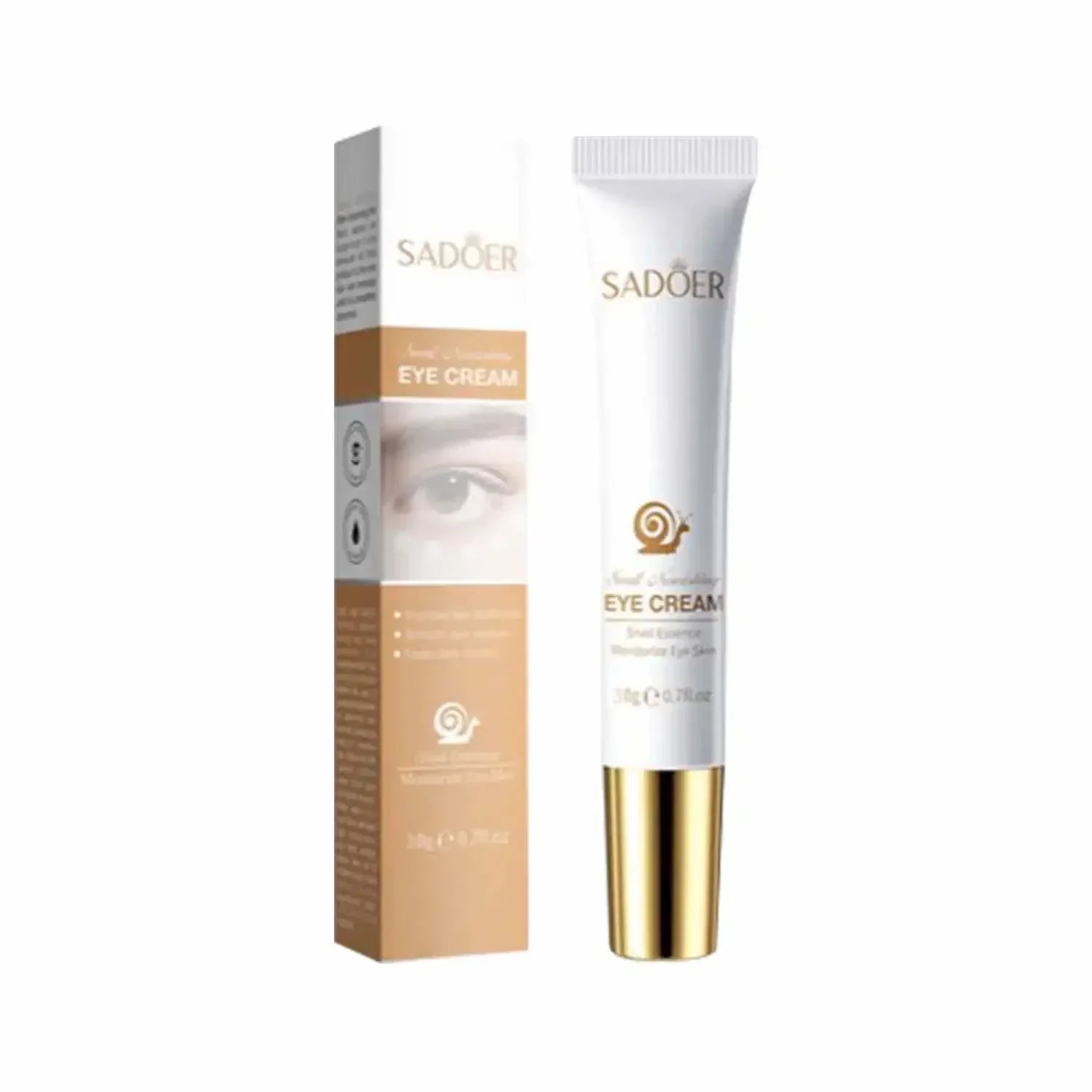 Creme Instantâneo Para Olhos E Facial Combate Olheiras Bolsas E Inchaço Proporciona Firmeza E Lifting Facial Unissex 20g