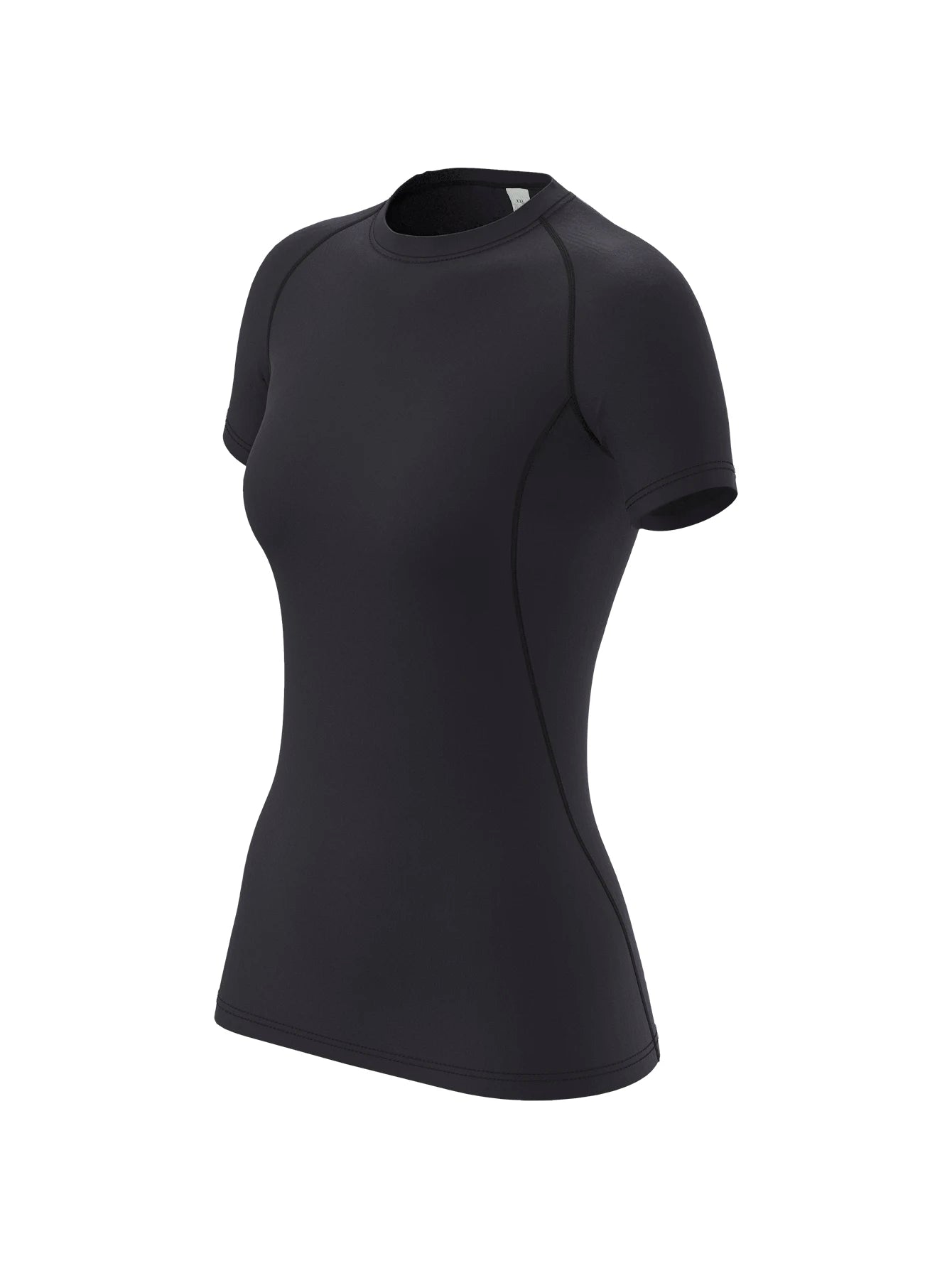 Camisa de compressão feminina, manga curta esportes yoga correndo camiseta verão ginásio treino de secagem rápida estiramento camiseta, roupas