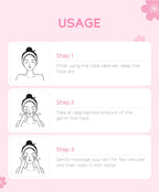 Sakura rosto limpeza profunda esfoliante gel cuidados com a pele clareamento hidratante reparação esfoliante facial cuidados com a pele 60g