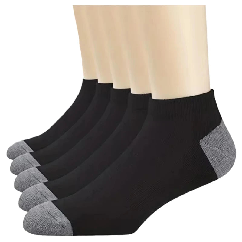 10 pares de meias esportivas de algodão respirável homens fibra de bambu outono e inverno meias absorventes de suor desodorante negócios sox