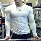 2025 nova camisa de manga longa de corrida das mulheres dos homens atlético superior secagem rápida respirável roupas esportivas