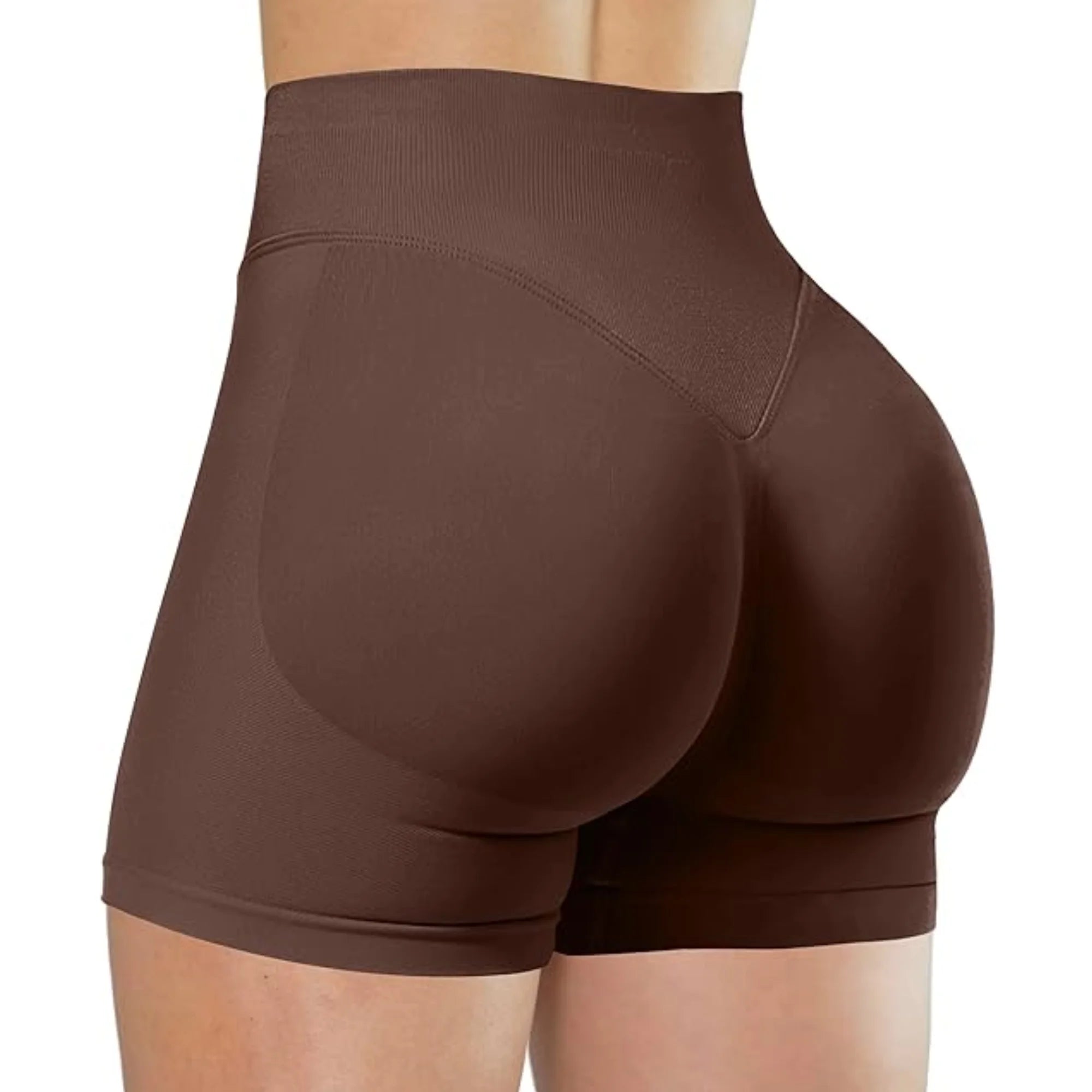 Verão cintura alta yoga shorts elegante e sexy correndo calças de fitness cor sólida yoga leggings