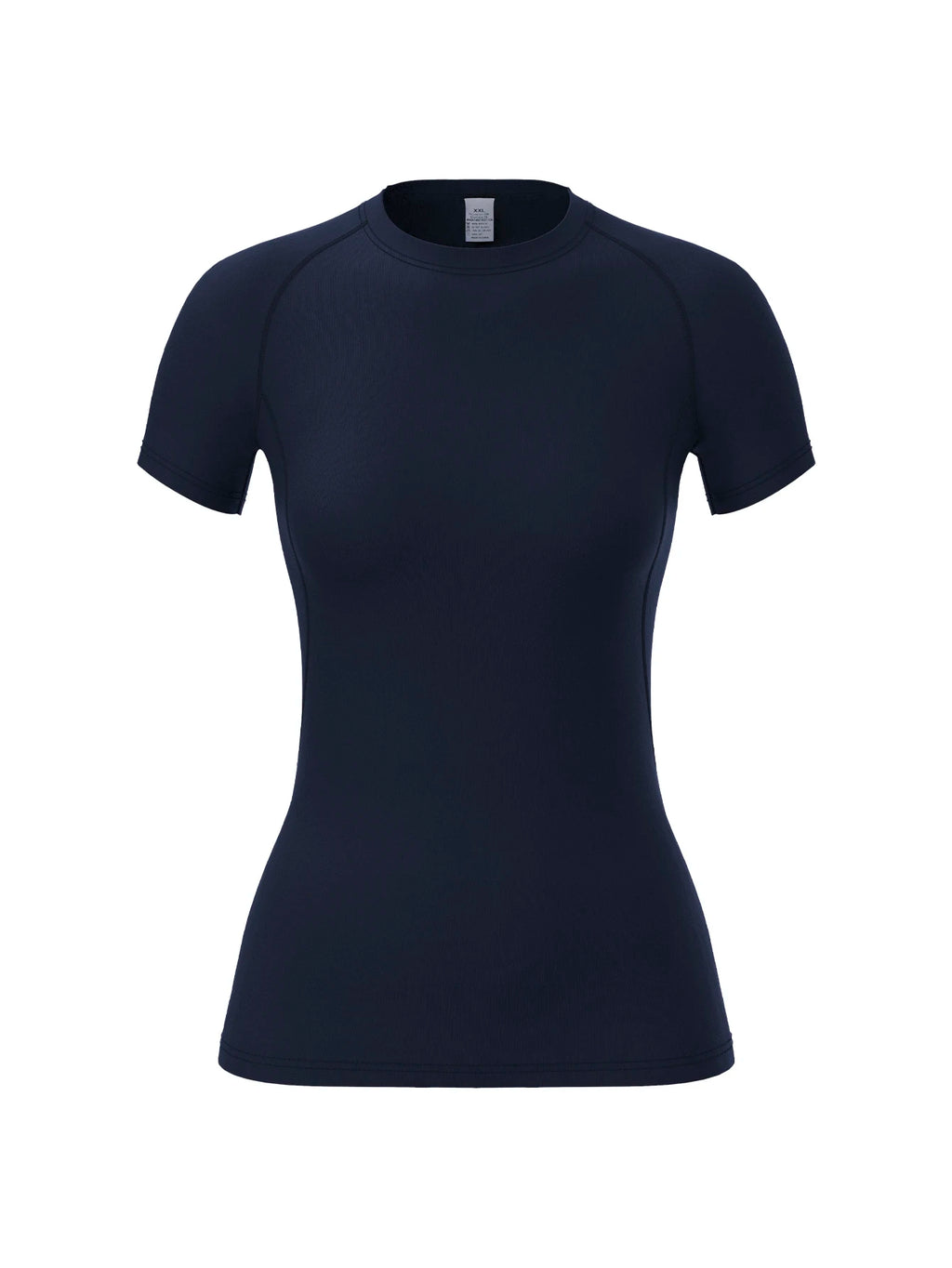 Camisa de compressão feminina, manga curta esportes yoga correndo camiseta verão ginásio treino de secagem rápida estiramento camiseta, roupas