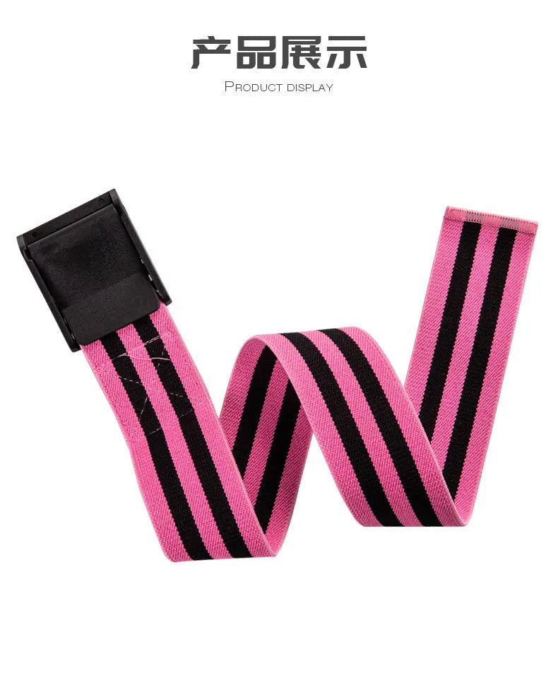 Faixa rígida de restrição de fluxo sanguíneo BFR para braços, pernas, glúteos, treinamento BFR, faixas de oclusão para homens e mulheres