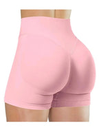 Verão cintura alta yoga shorts elegante e sexy correndo calças de fitness cor sólida yoga leggings