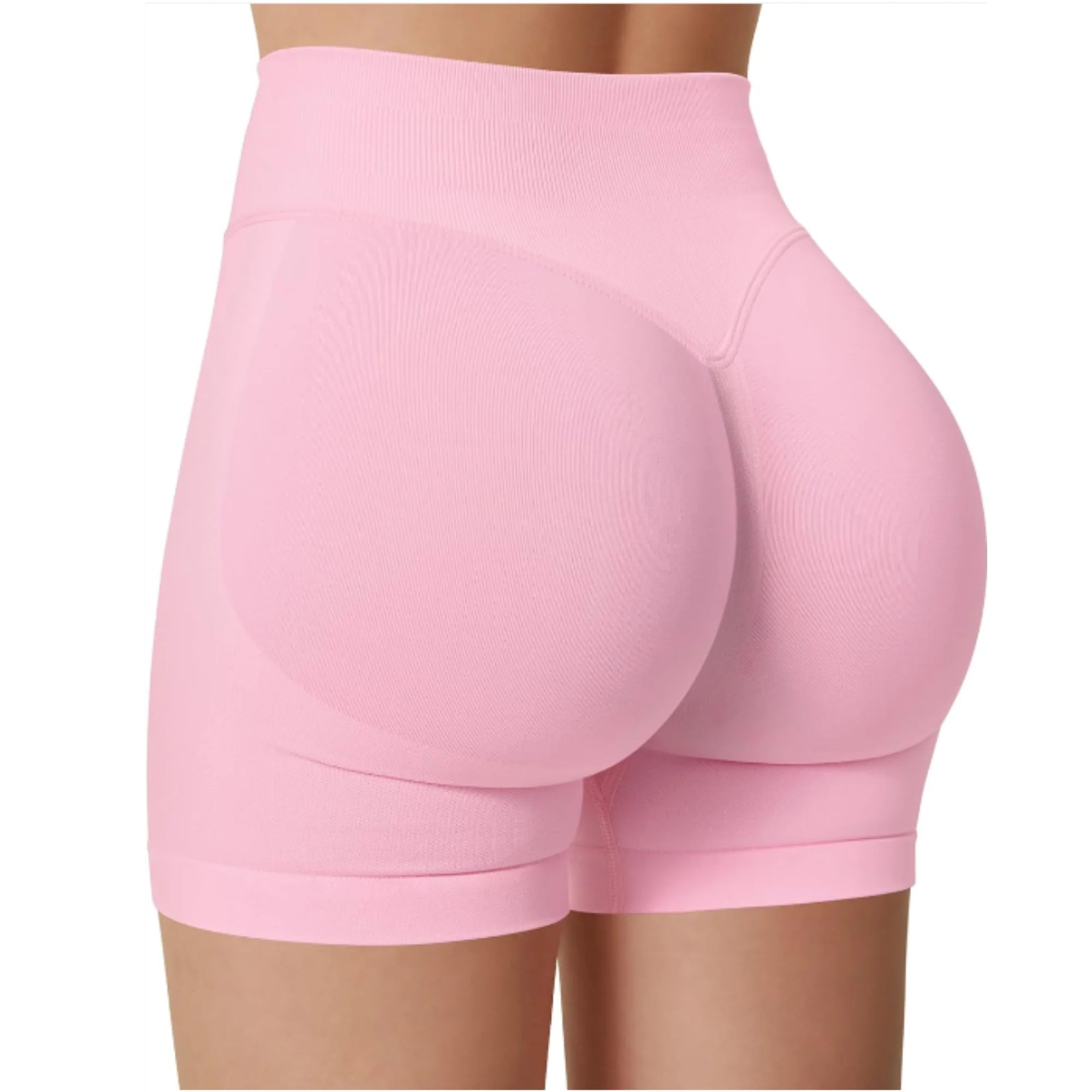 Verão cintura alta yoga shorts elegante e sexy correndo calças de fitness cor sólida yoga leggings