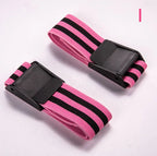 Faixa rígida de restrição de fluxo sanguíneo BFR para braços, pernas, glúteos, treinamento BFR, faixas de oclusão para homens e mulheres