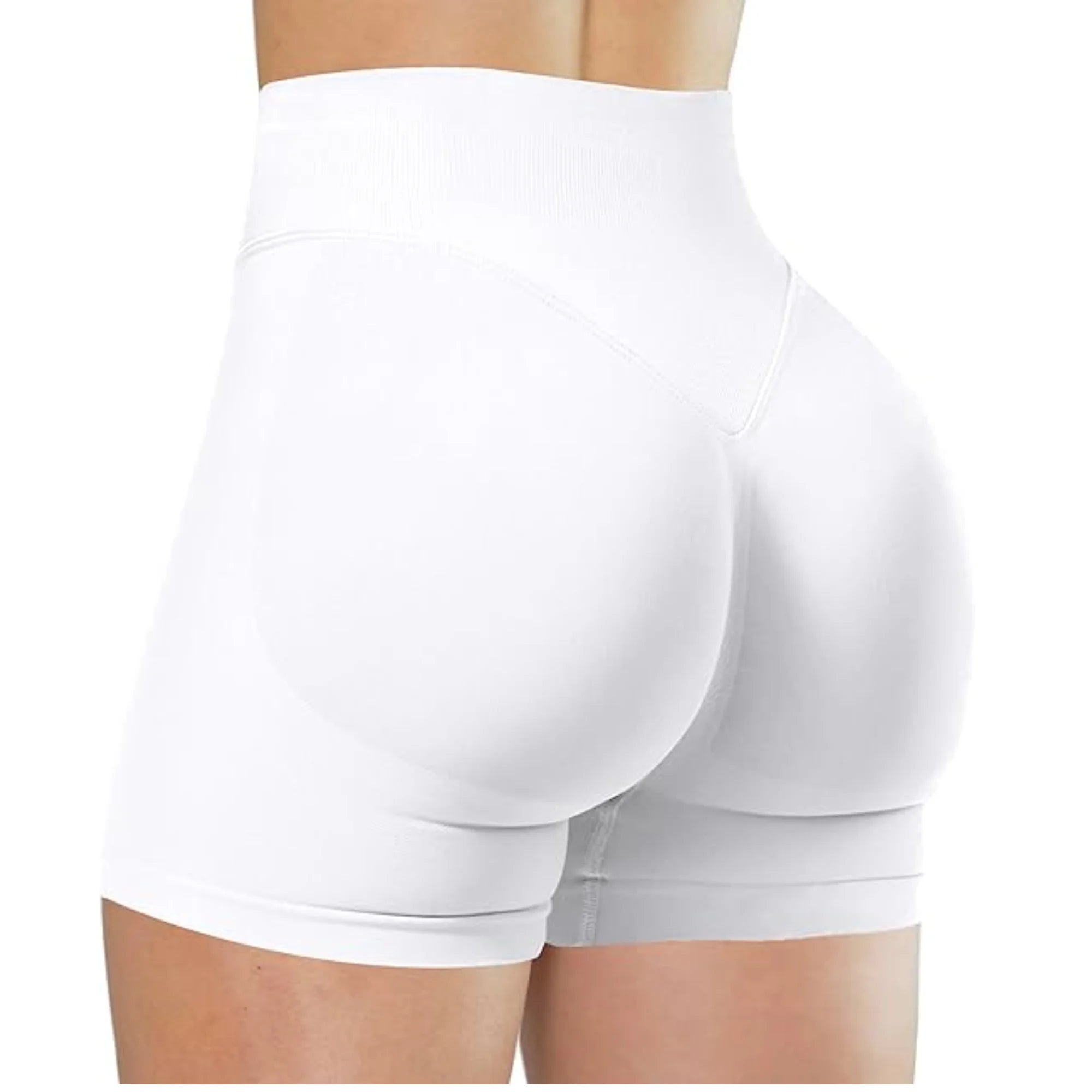 Verão cintura alta yoga shorts elegante e sexy correndo calças de fitness cor sólida yoga leggings