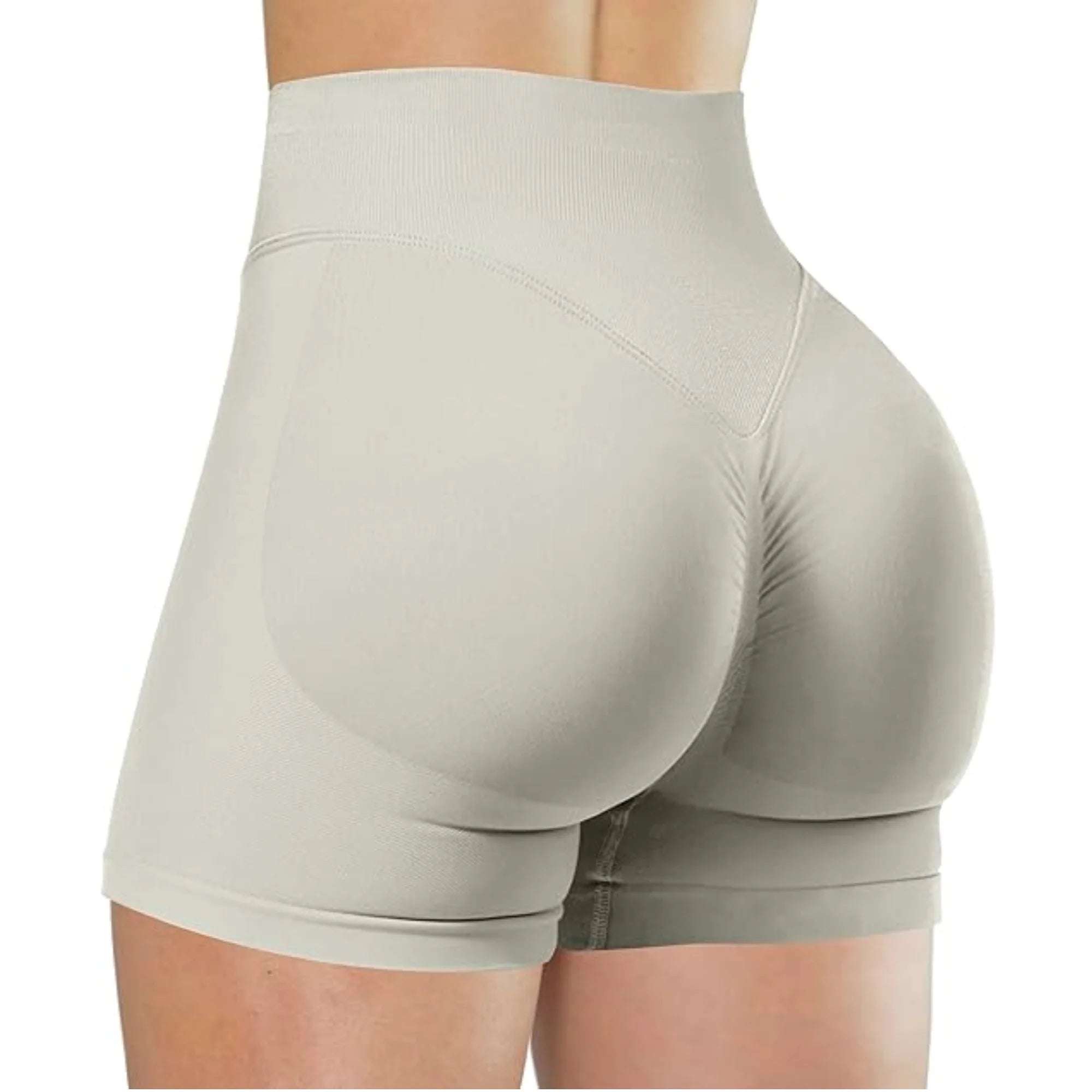 Verão cintura alta yoga shorts elegante e sexy correndo calças de fitness cor sólida yoga leggings