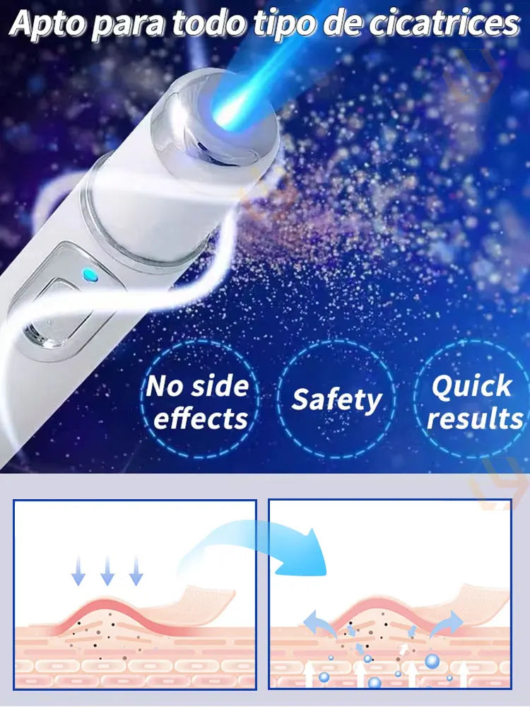 A desaparecimento da cicatriz não é um sonho