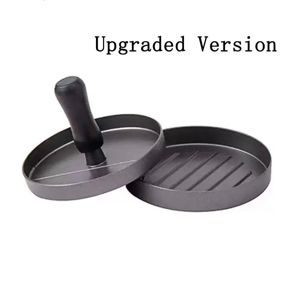 Imprensa de hambúrguer ferramenta de carne de hambúrguer fabricante de hambúrguer de alumínio para cozinha churrasqueira