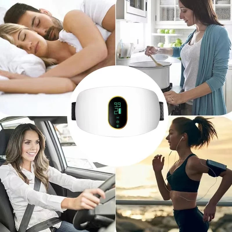 Cinto De Emagrecimento De Cintura Recarregável, Massageador De Fitness, Perda De Peso, Forma Do Corpo, Instrumento De Alívio De Constipação