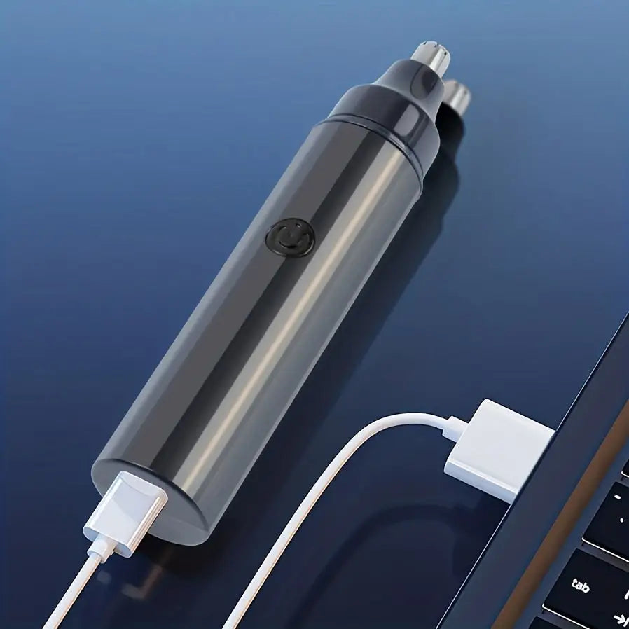 Aparador de pêlos de nariz recarregável e removedor de pêlos faciais para homens Barbeador de pêlos de nariz para folga nasal - ferramenta de aliciamento portátil para