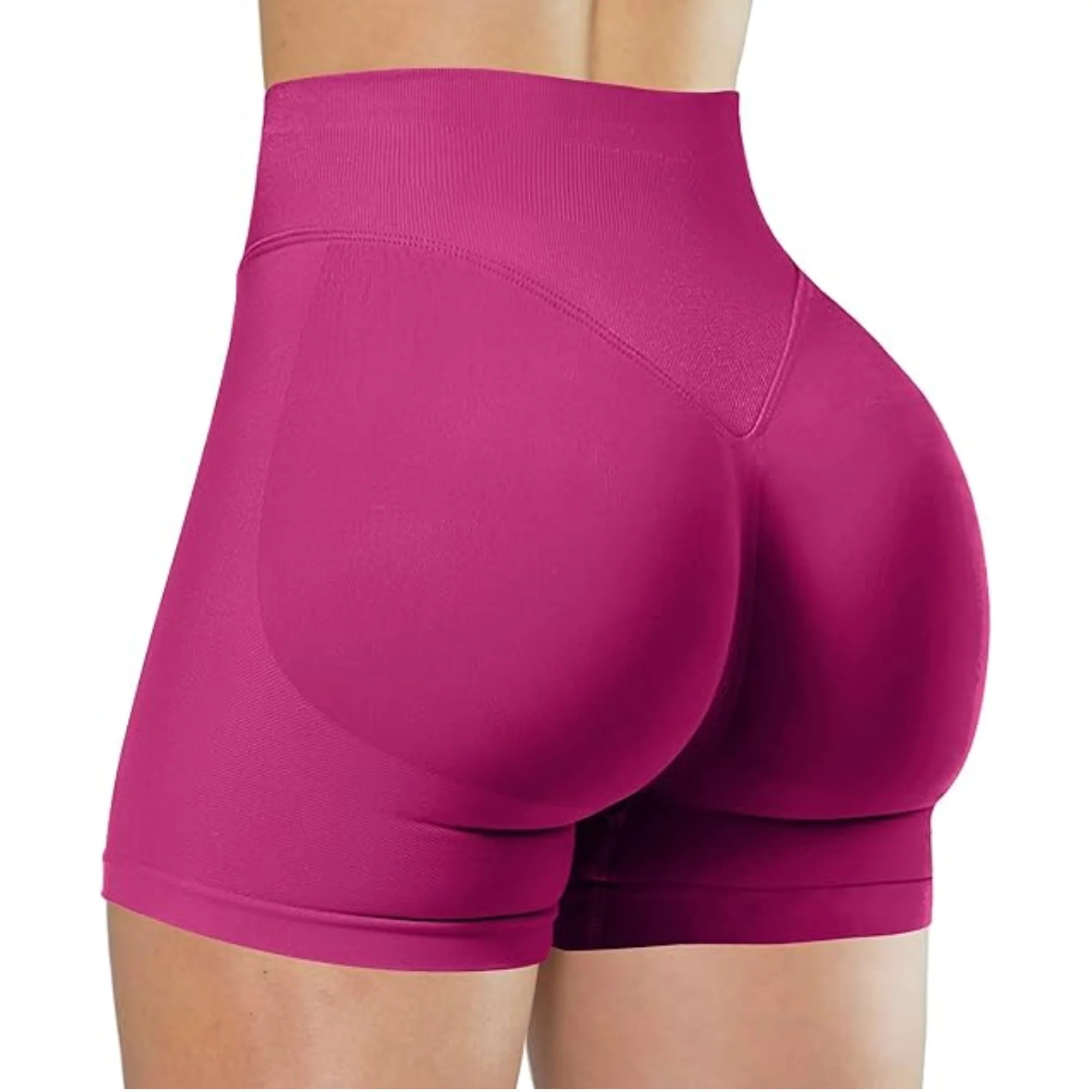 Verão cintura alta yoga shorts elegante e sexy correndo calças de fitness cor sólida yoga leggings