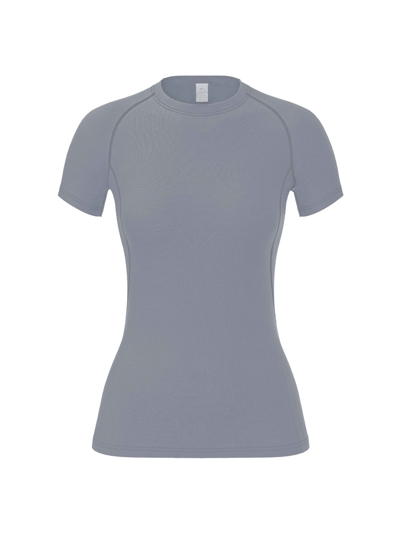 Camisa de compressão feminina, manga curta esportes yoga correndo camiseta verão ginásio treino de secagem rápida estiramento camiseta, roupas