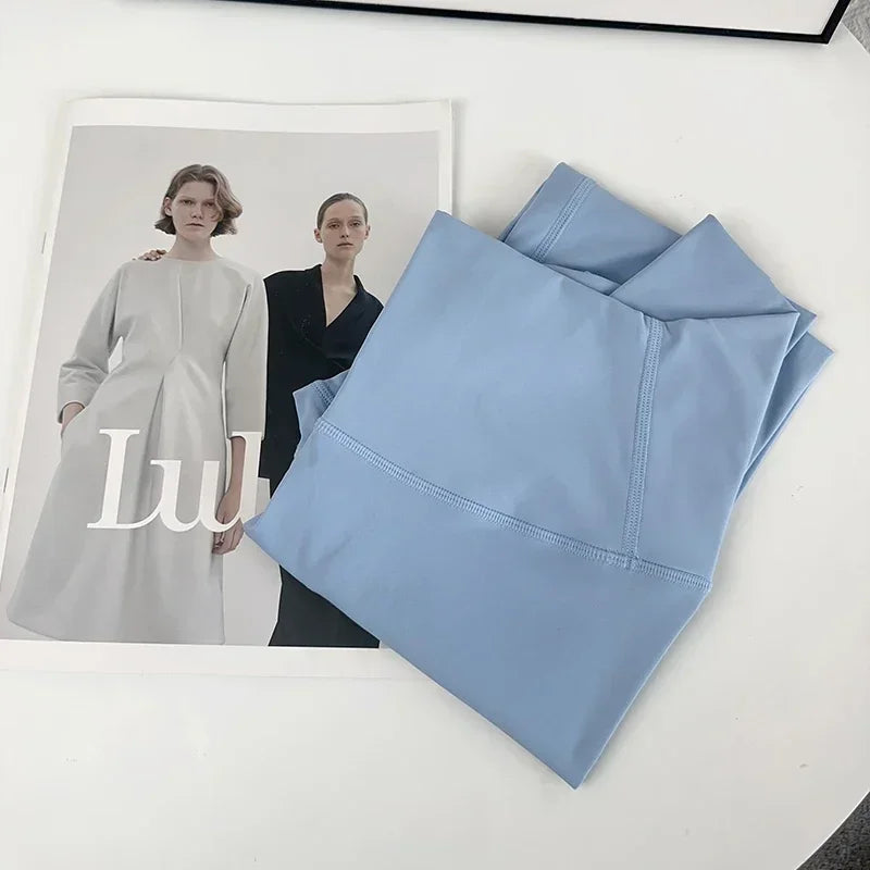 Calças De Yoga Femininas De Alta Qualidade Calças De Corrida Leggings De Cintura Alta Push up Para Mulheres Material De Nylon E SPANDEX Sensação De Liberdade