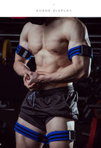 Faixa rígida de restrição de fluxo sanguíneo BFR para braços, pernas, glúteos, treinamento BFR, faixas de oclusão para homens e mulheres