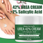 Novo creme de ureia 42% + 2% ácido salicílico hidratante para pés e mãos, hidratante profundo e hidratante nutritivo