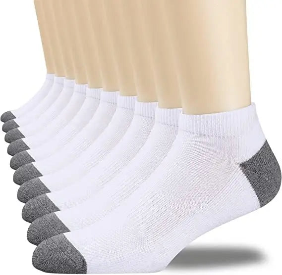 10 pares de meias esportivas de algodão respirável homens fibra de bambu outono e inverno meias absorventes de suor desodorante negócios sox