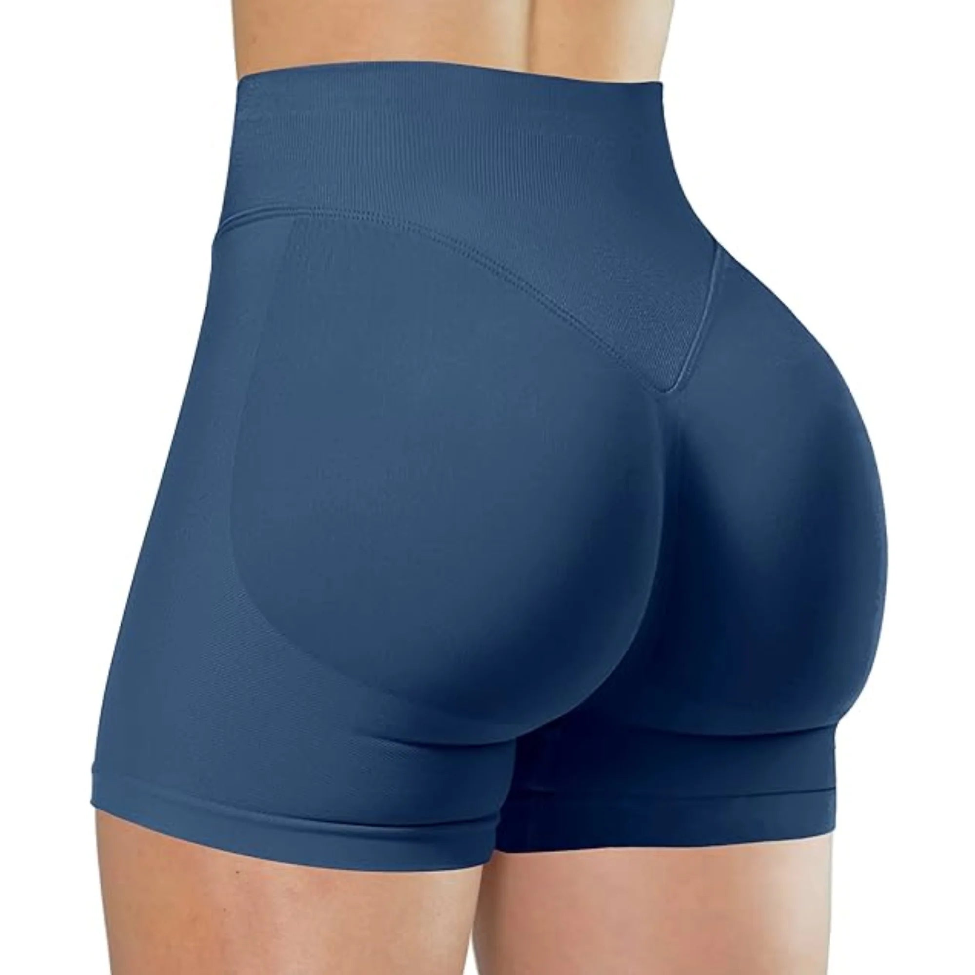 Verão cintura alta yoga shorts elegante e sexy correndo calças de fitness cor sólida yoga leggings