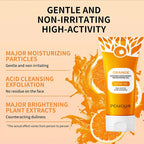 Laranja esfoliante gel creme hidratante rosto corpo esfrega gel limpeza profunda hidratante esfoliante facial peeling rosto esfrega