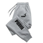 PUAIA-Calças Esportivas de Jogging Masculina, Roupas Fitness Soltas Fit, Roupa Monocromática, Calças Streetwear, Outono, Inverno, Nova