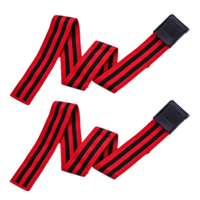 Faixa rígida de restrição de fluxo sanguíneo BFR para braços, pernas, glúteos, treinamento BFR, faixas de oclusão para homens e mulheres