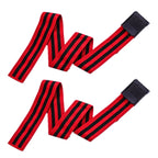 Faixa rígida de restrição de fluxo sanguíneo BFR para braços, pernas, glúteos, treinamento BFR, faixas de oclusão para homens e mulheres