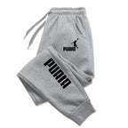 PUAIA-Calças Esportivas de Jogging Masculina, Roupas Fitness Soltas Fit, Roupa Monocromática, Calças Streetwear, Outono, Inverno, Nova