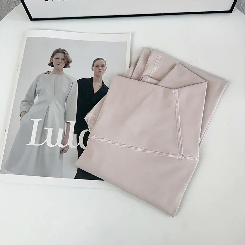 Calças De Yoga Femininas De Alta Qualidade Calças De Corrida Leggings De Cintura Alta Push up Para Mulheres Material De Nylon E SPANDEX Sensação De Liberdade