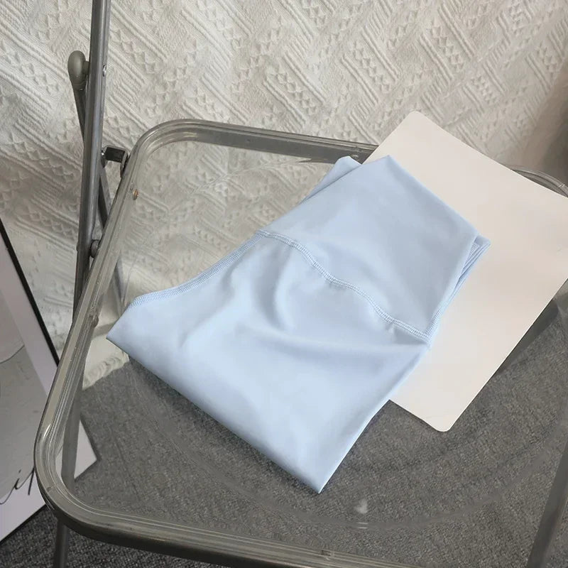 Calças De Yoga Femininas De Alta Qualidade Calças De Corrida Leggings De Cintura Alta Push up Para Mulheres Material De Nylon E SPANDEX Sensação De Liberdade