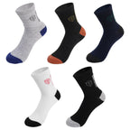 10 pares de meias esportivas de algodão respirável homens fibra de bambu outono e inverno meias absorventes de suor desodorante negócios sox
