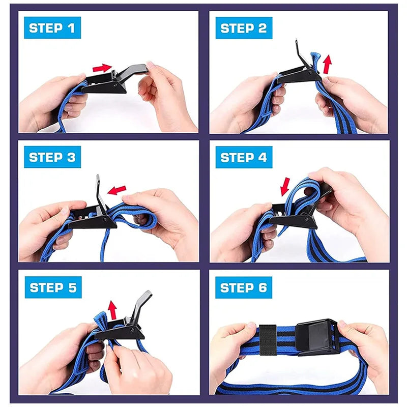 Faixa rígida de restrição de fluxo sanguíneo BFR para braços, pernas, glúteos, treinamento BFR, faixas de oclusão para homens e mulheres