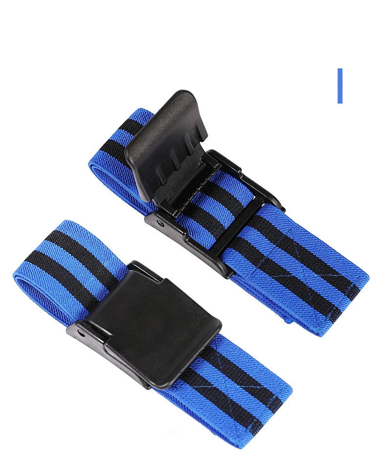 Faixa rígida de restrição de fluxo sanguíneo BFR para braços, pernas, glúteos, treinamento BFR, faixas de oclusão para homens e mulheres