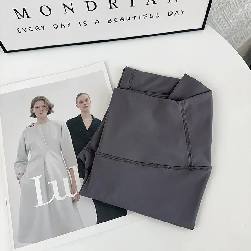 Calças De Yoga Femininas De Alta Qualidade Calças De Corrida Leggings De Cintura Alta Push up Para Mulheres Material De Nylon E SPANDEX Sensação De Liberdade