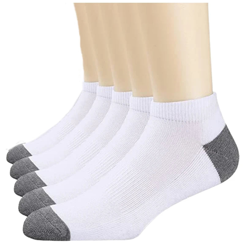10 pares de meias esportivas de algodão respirável homens fibra de bambu outono e inverno meias absorventes de suor desodorante negócios sox