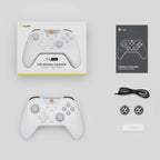 EasySMX X05 Controle PC Sem Fio Gamepad Bluetooth Controlador de Jogos Compatível com PC/Celular/Switch/ Steam Gamer, Luz RGB, Efeito Hall