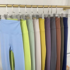 Calças De Yoga Femininas De Alta Qualidade Calças De Corrida Leggings De Cintura Alta Push up Para Mulheres Material De Nylon E SPANDEX Sensação De Liberdade