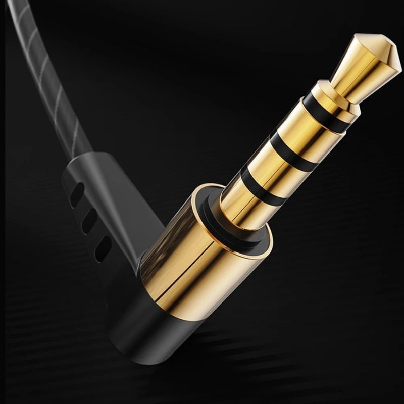 fone de ouvido esporte com cancelamento ruído fones com microfone dinâmico hd para gravação canto ao vivo KT-02 3.5mm